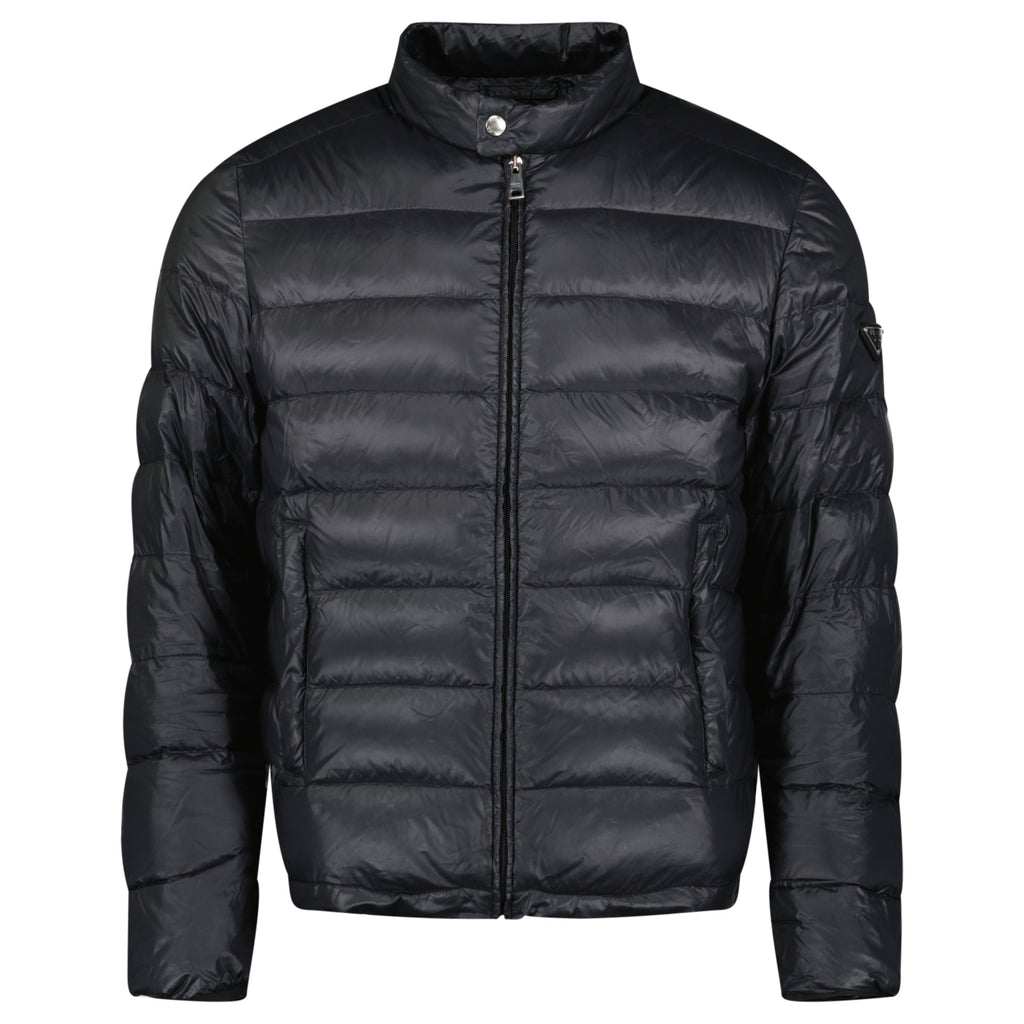 PRADA BLACK PUFFER COAT - L (Fits M) - Affluent ArchivesUsed HIGH END DESIGNER CLOTHING