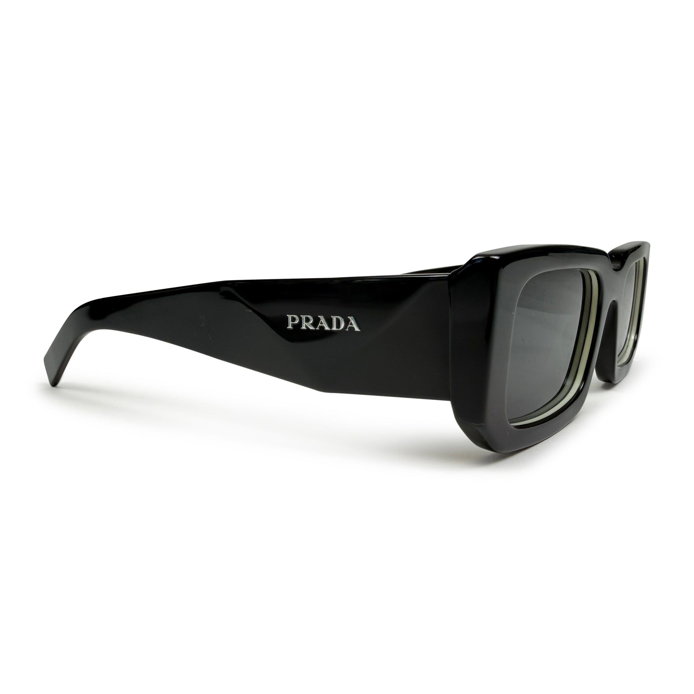 PRADA BLACK SUNGLASSES - Affluent ArchivesUsed HIGH END DESIGNER CLOTHING
