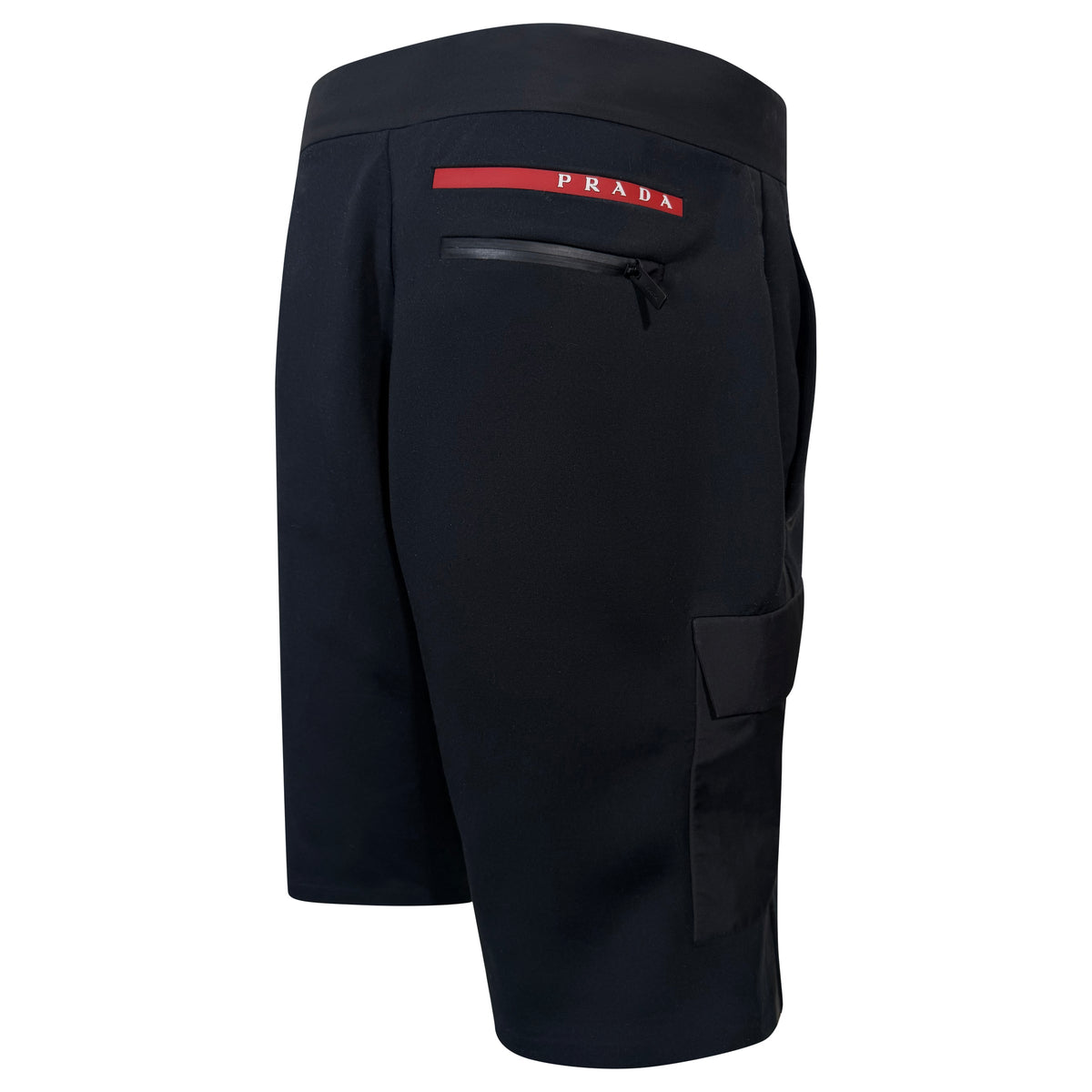 PRADA BLACK TECH LINEA ROSSA SHORTS - LARGE (Fits XL) | PRE OWNED - Affluent ArchivesUsed HIGH END DESIGNER CLOTHING