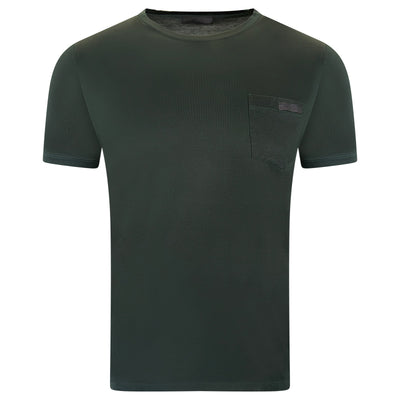 Prada Dark Green T-Shirt - Medium (Fits Small) | Pre-Owned