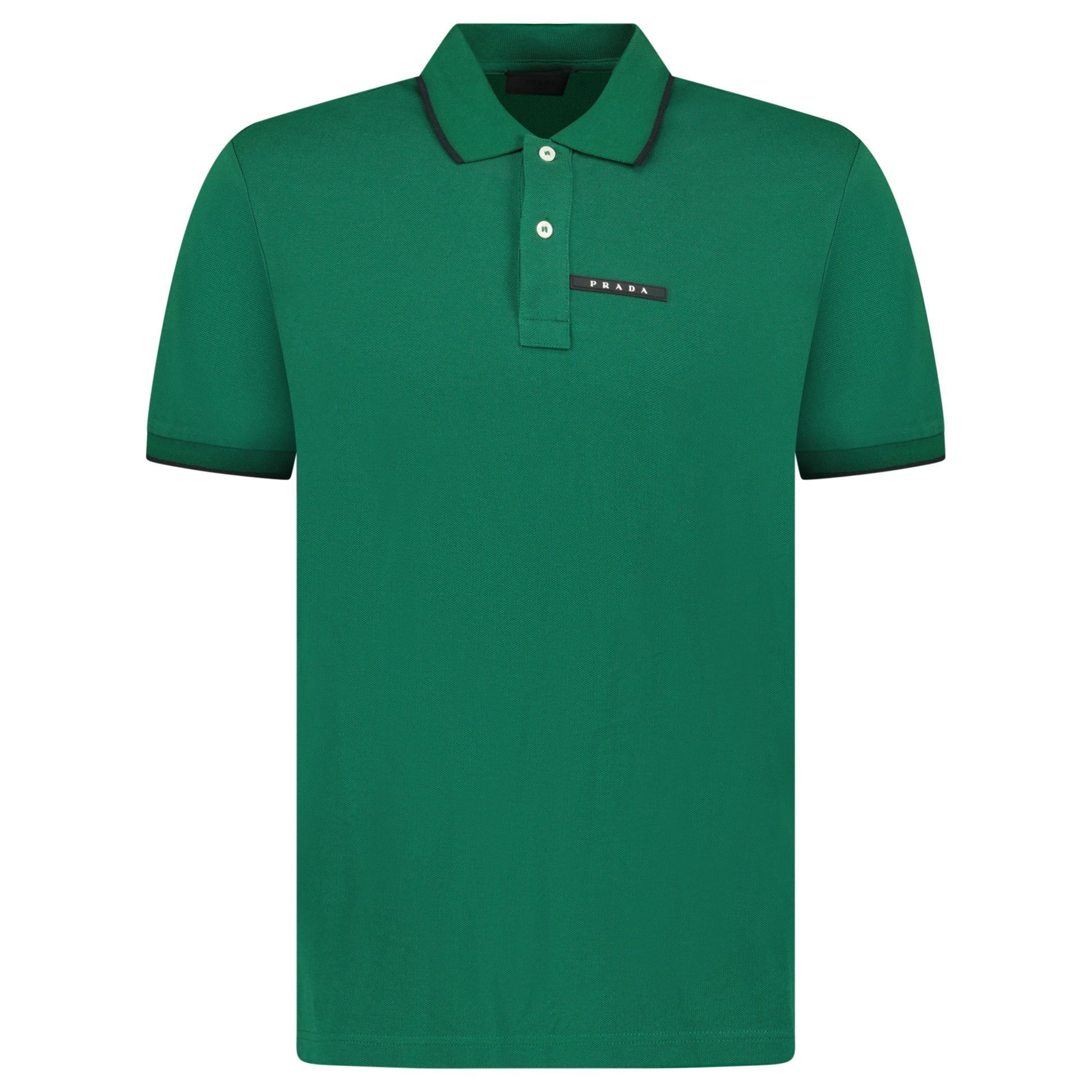 PRADA GREEN POLO - XL (Fits L) NEW WITH TAGS - Affluent ArchivesUsed HIGH END DESIGNER CLOTHING