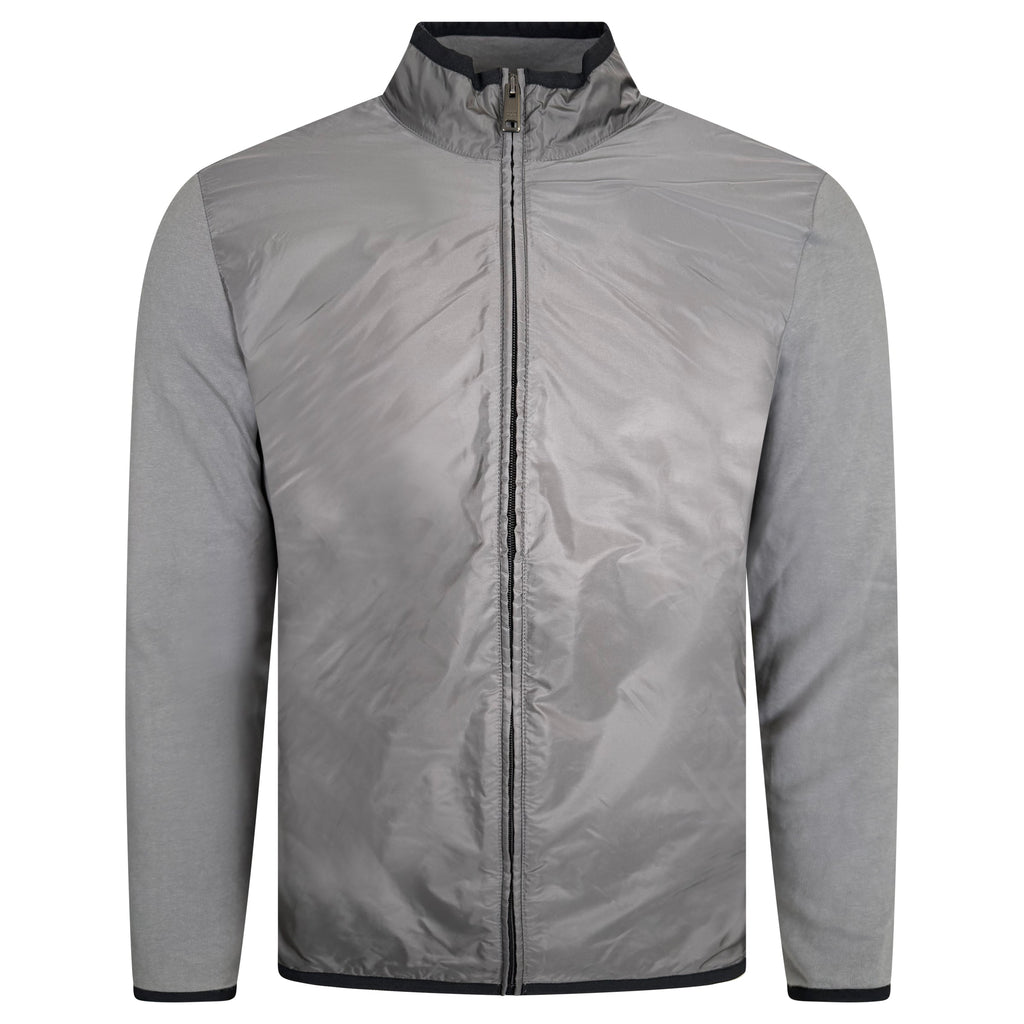 PRADA GREY LINEA ROSSA ZIP JACKET - LARGE (Fits Medium) - Affluent ArchivesUsed HIGH END DESIGNER CLOTHING