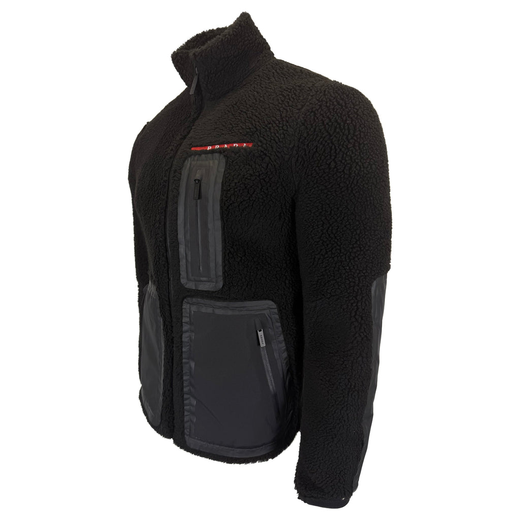 PRADA LINEA ROSSA BLACK FLEECE - SMALL (Fits S/M) | PRE OWNED - Affluent ArchivesUsed HIGH END DESIGNER CLOTHING
