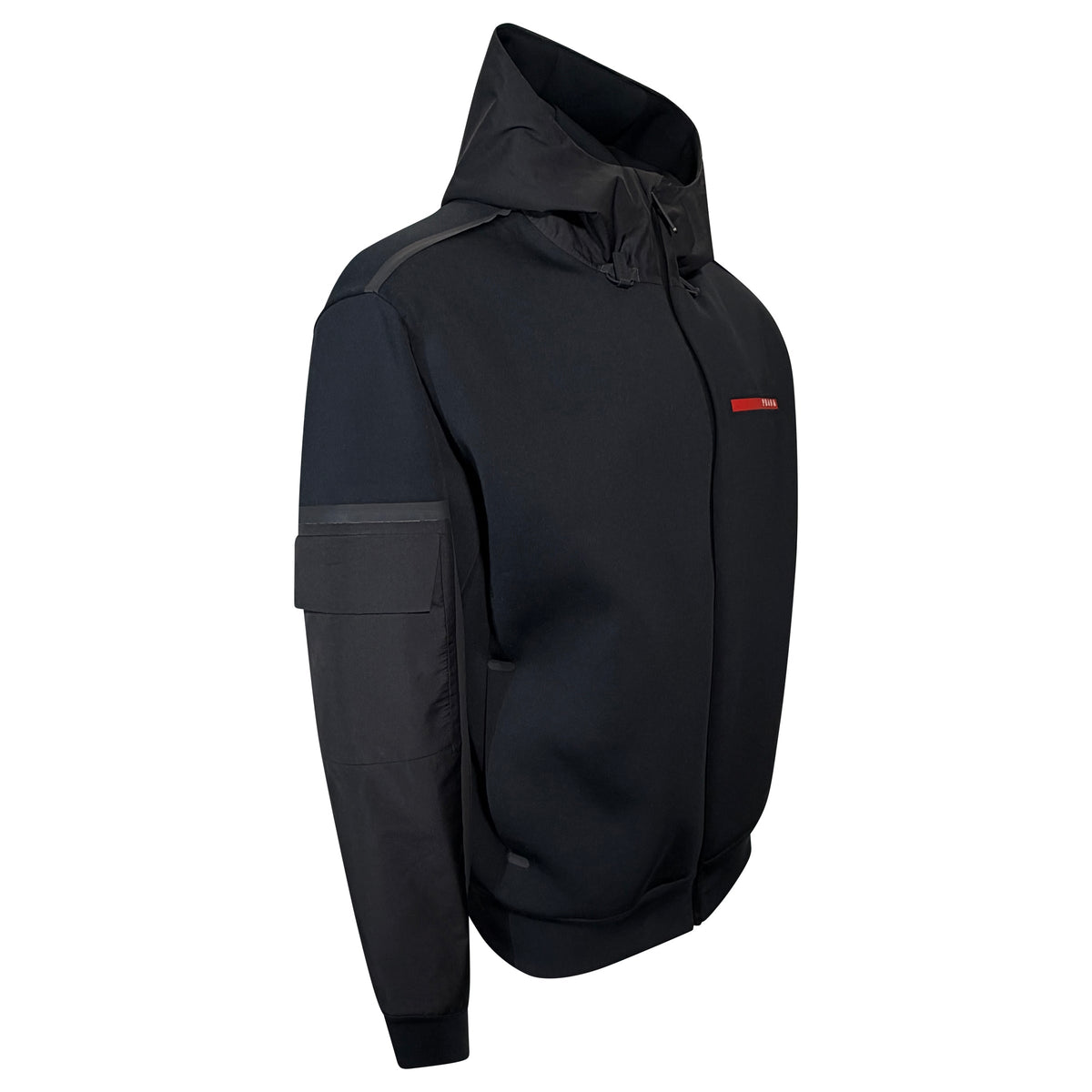 PRADA LINEA ROSSA TECH FABRIC JACKET BLACK - XL | PRE OWNED - Affluent ArchivesUsed HIGH END DESIGNER CLOTHING