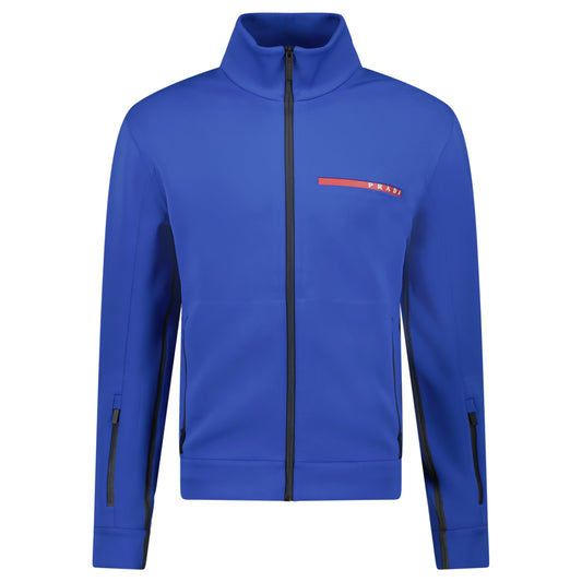 PRADA LINEA ROSSA TECH FABRIC JACKET BLUE - MEDIUM - Affluent ArchivesUsed HIGH END DESIGNER CLOTHING