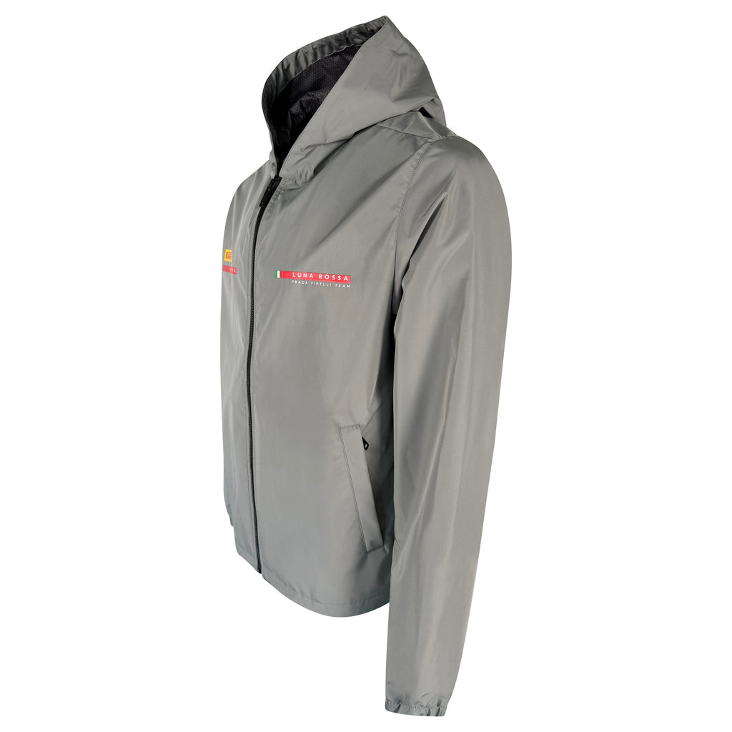 PRADA LUNA ROSSA GREY GORTEX JACKET - XXL (Fits XL) | PRE OWNED - Affluent ArchivesUsed HIGH END DESIGNER CLOTHING