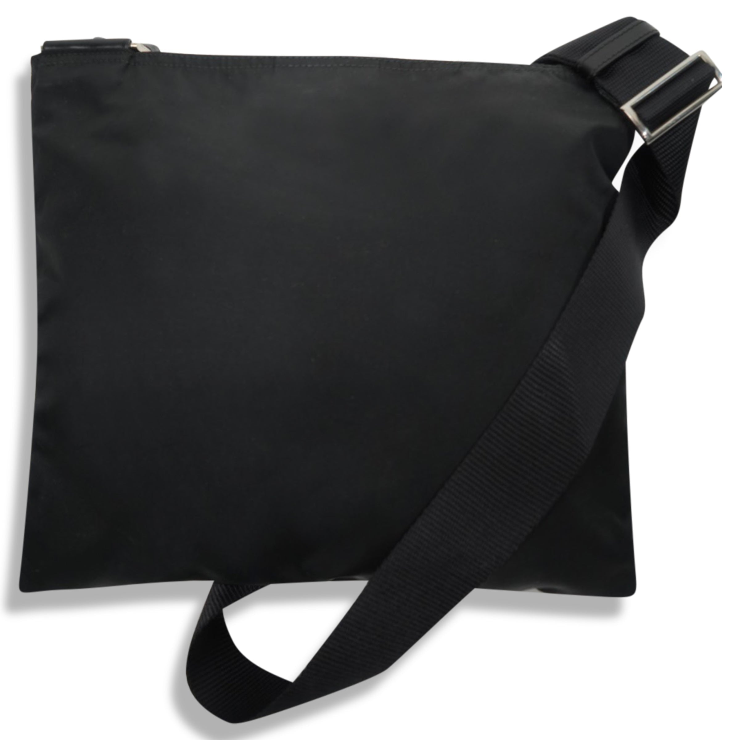 PRADA MESSENGER BAG BLACK - Affluent ArchivesUsed HIGH END DESIGNER CLOTHING