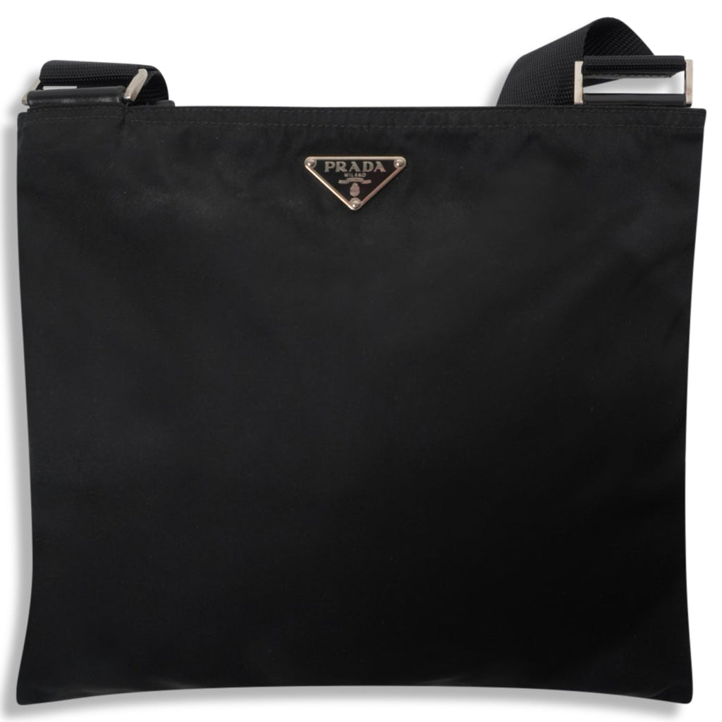 PRADA MESSENGER BAG BLACK - Affluent ArchivesUsed HIGH END DESIGNER CLOTHING
