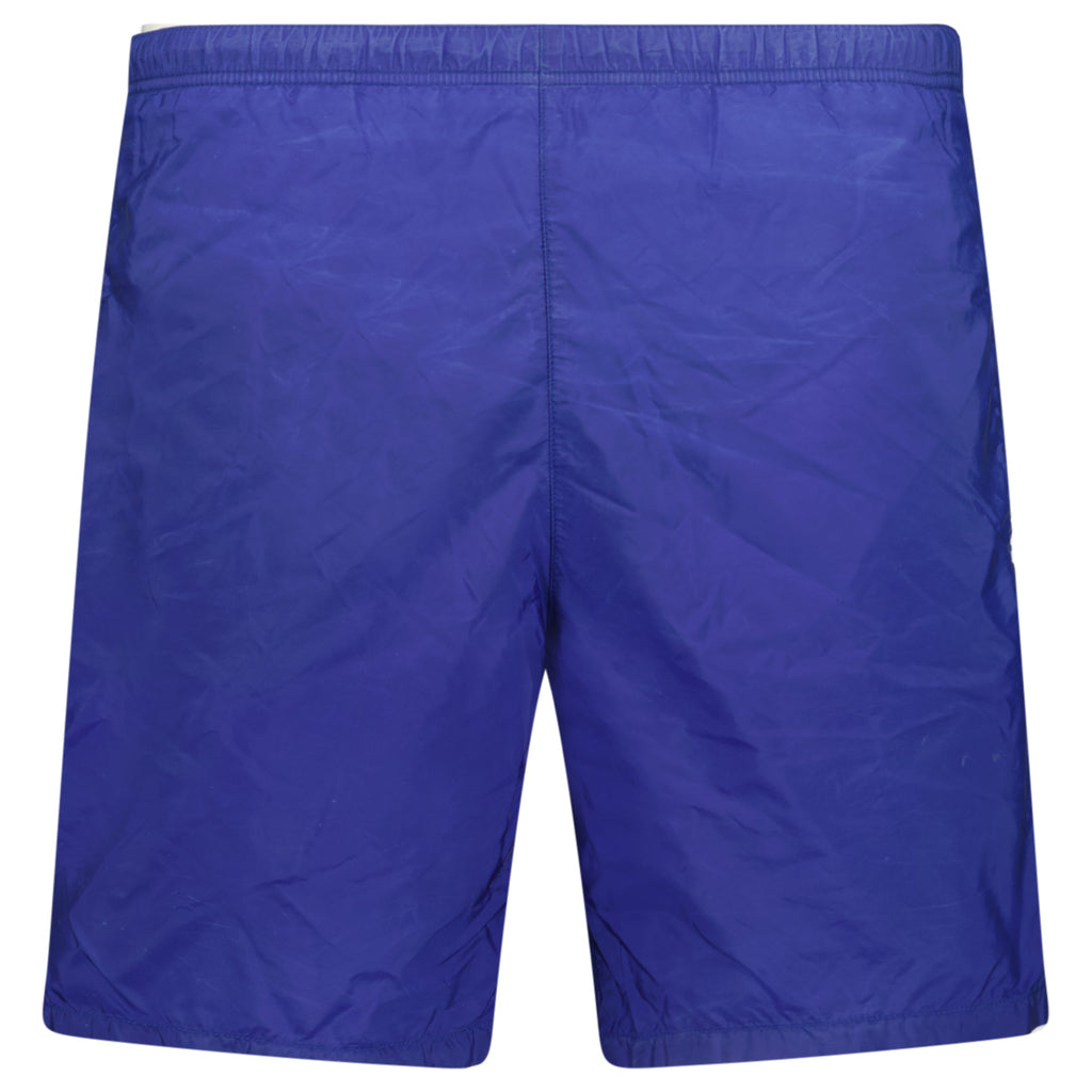 PRADA NAVY LOGO SWIM SHORTS - SMALL (46) | PRE OWNED - Affluent ArchivesUsed HIGH END DESIGNER CLOTHING