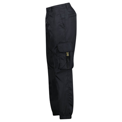 PRADA RE NYLON BADGE CARGO TROUSERS - MEDIUM - Affluent ArchivesUsed HIGH END DESIGNER CLOTHING