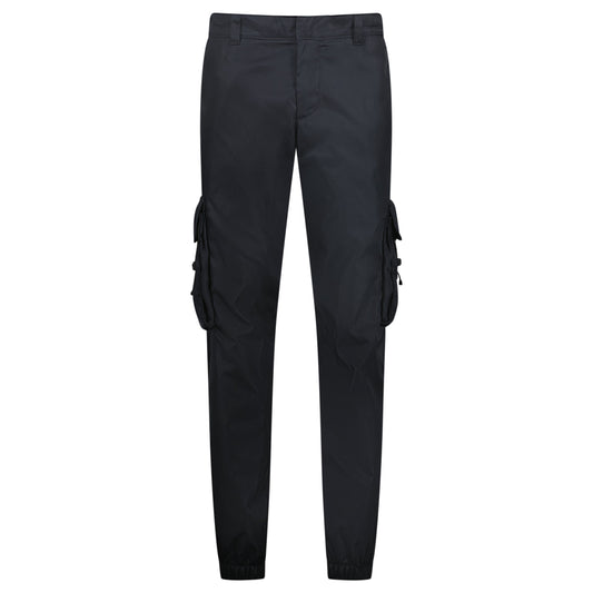 PRADA RE NYLON BADGE CARGO TROUSERS - MEDIUM - Affluent ArchivesUsed HIGH END DESIGNER CLOTHING