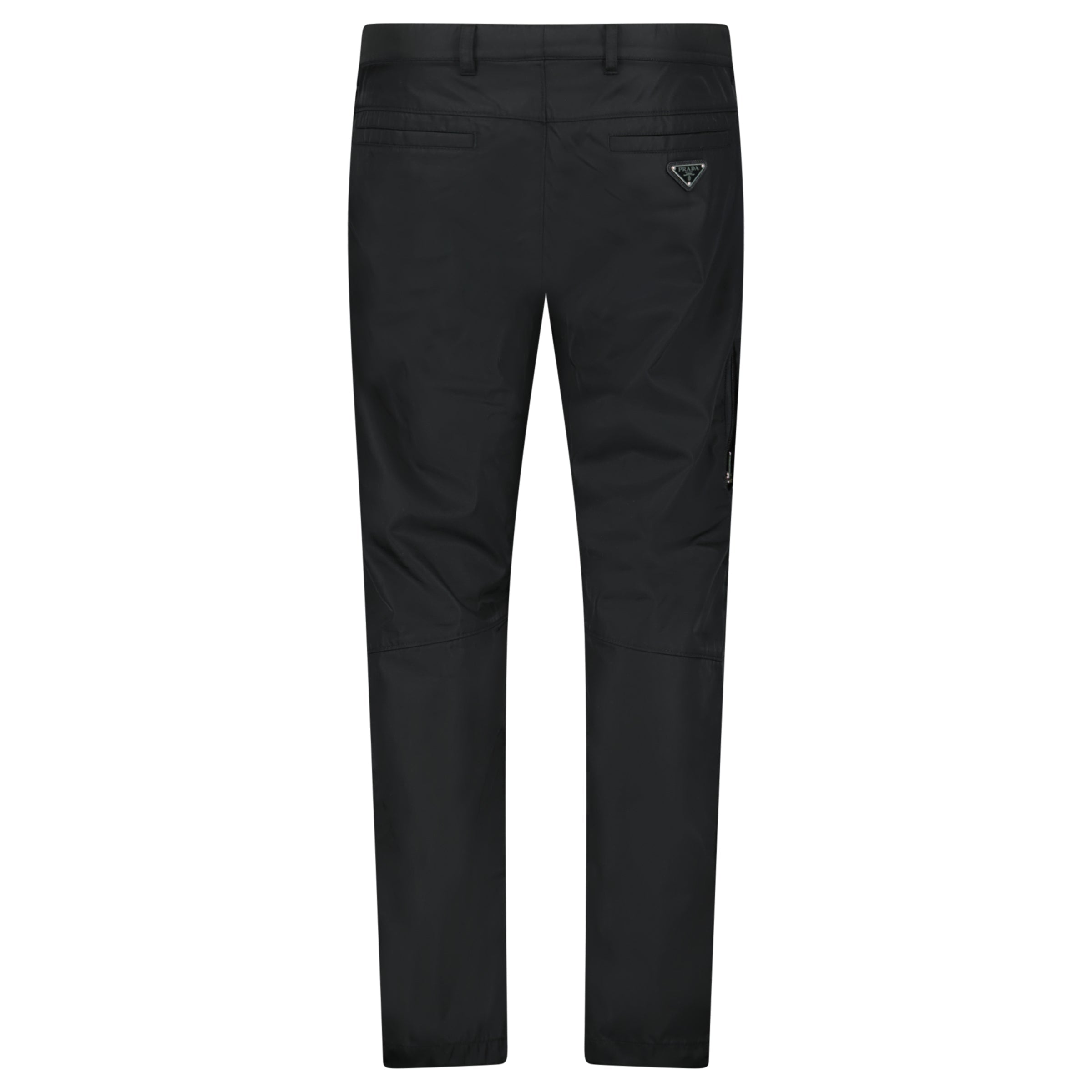 PRADA RE NYLON TRIANGLE BADGE CARGOS - MEDIUM | PRE OWNED - Affluent ArchivesUsed HIGH END DESIGNER CLOTHING