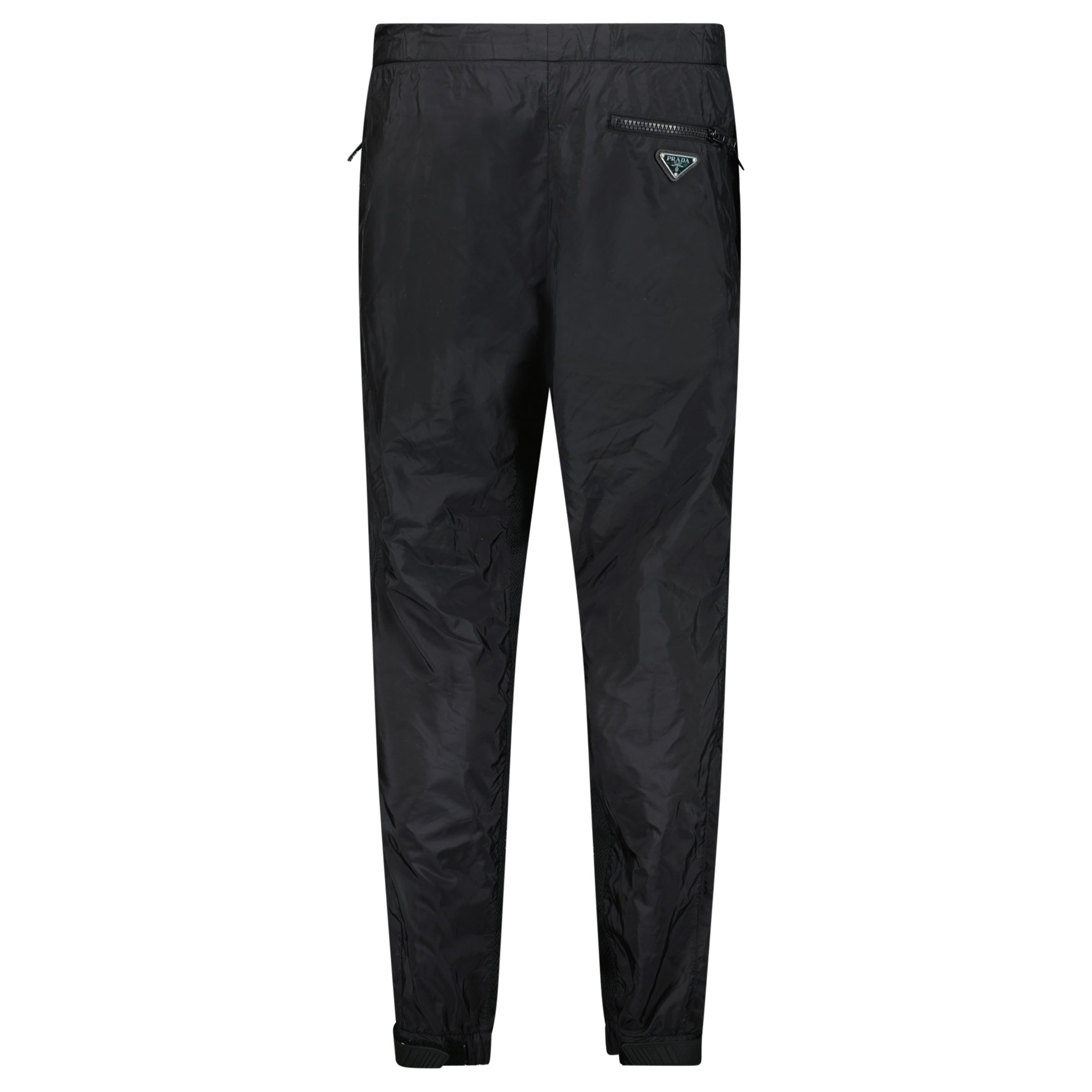 PRADA RE NYLON TRIANGLE BADGE CARGOS - MEDIUM | PRE OWNED - Affluent ArchivesUsed HIGH END DESIGNER CLOTHING