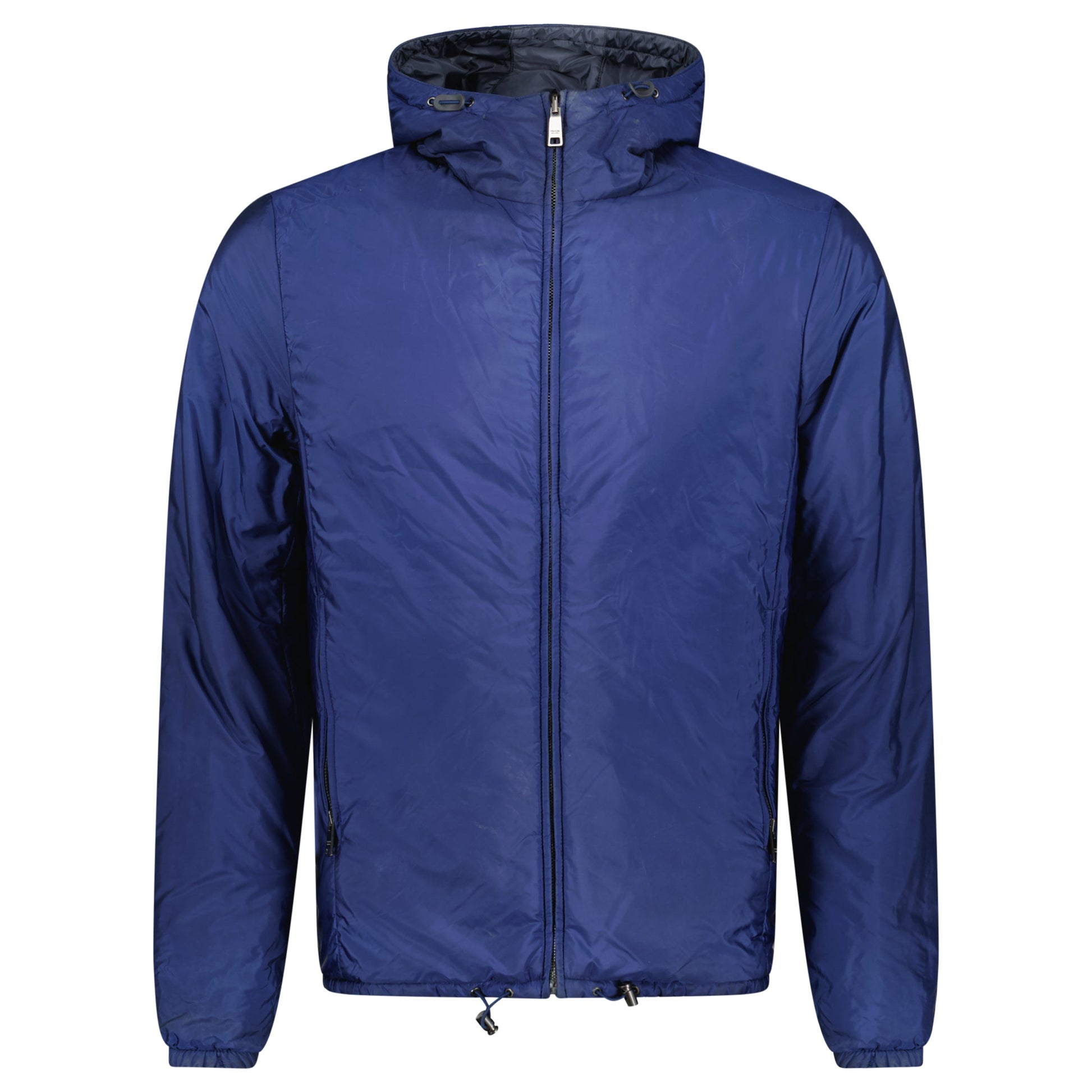 PRADA REVERSIBLE LINEA ROSSA JACKET BLUE - XL (Fits L) - Affluent ArchivesUsed HIGH END DESIGNER CLOTHING