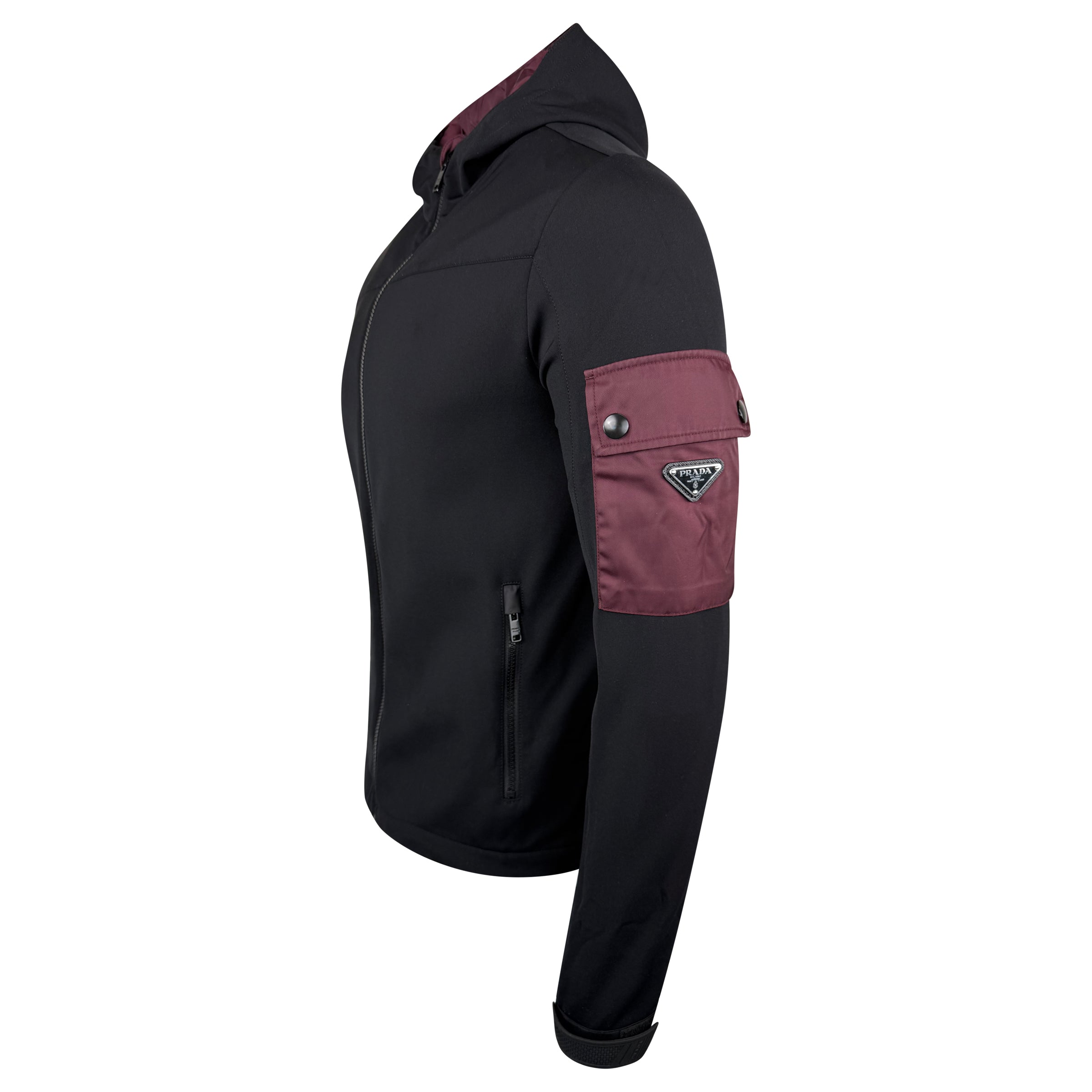 PRADA TECH FABRIC FULL TRACKSUIT - MEDIUM (48) - Affluent ArchivesUsed HIGH END DESIGNER CLOTHING