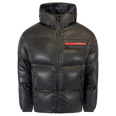 Prada Technical Linea Rossa Down Coat - Small (Fits Medium) | Pre-Owned