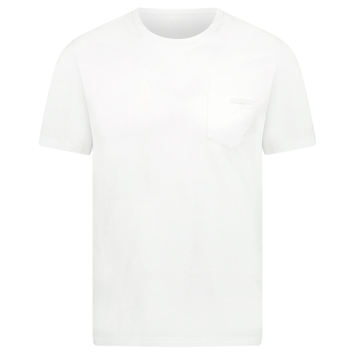 PRADA WHITE LOGO T SHIRT - MEDIUM - affluentarchivesUsed HIGH END DESIGNER CLOTHING