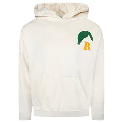 Rhude Beige Logo Hoodie - Large | Pre-Owned