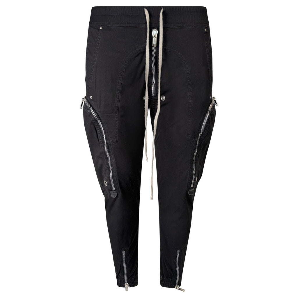 RICK OWENS BLACK CARGO PANTS - MEDIUM - Affluent ArchivesUsed HIGH END DESIGNER CLOTHING