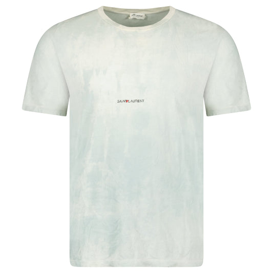 SAINT LAURENT STONE WASH T SHIRT - SMALL - Affluent ArchivesUsed HIGH END DESIGNER CLOTHING