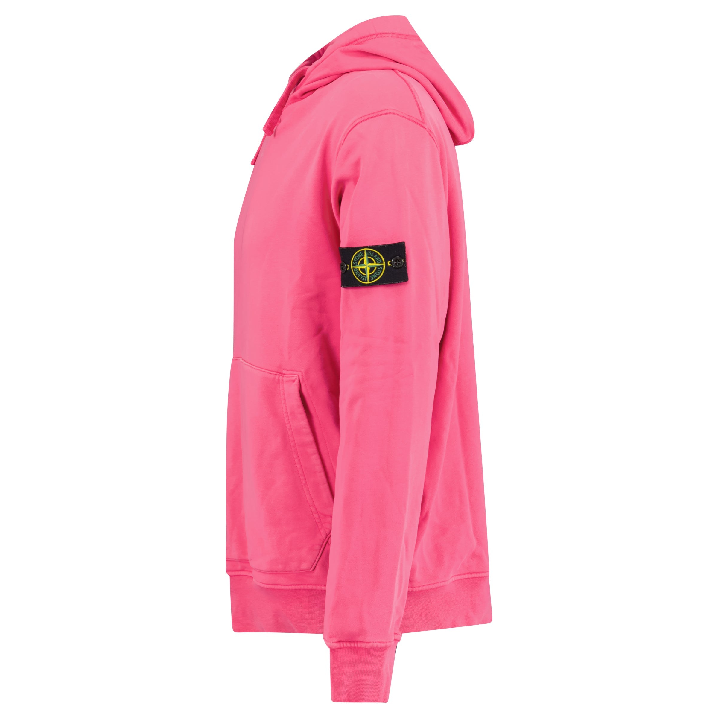 STONE ISLAND BADGE HOODIE PINK - XL - Affluent ArchivesUsed HIGH END DESIGNER CLOTHING
