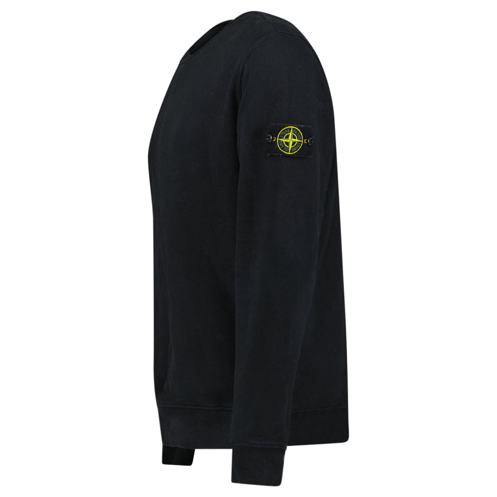 STONE ISLAND BADGE SWEATSHIRT - LARGE - Affluent ArchivesUsed HIGH END DESIGNER CLOTHING