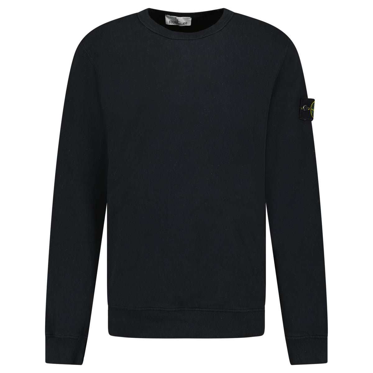 STONE ISLAND BADGE SWEATSHIRT - LARGE - Affluent ArchivesUsed HIGH END DESIGNER CLOTHING