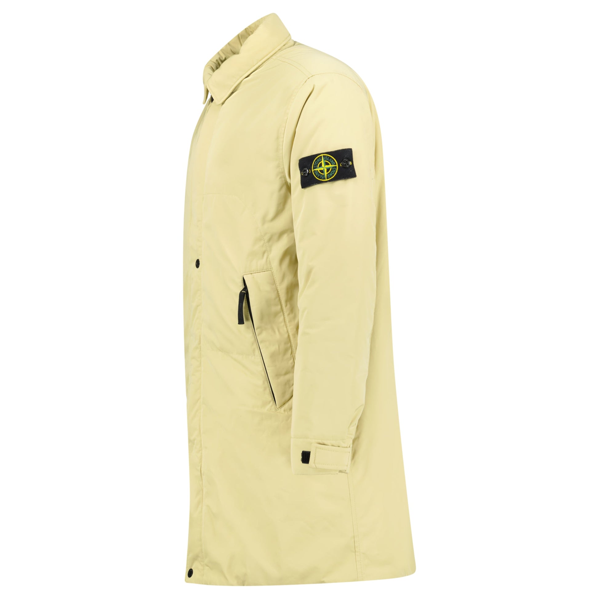 STONE ISLAND BEIGE TRENCH JACKET - MEDIUM (Fits M/L) - Affluent ArchivesUsed HIGH END DESIGNER CLOTHING