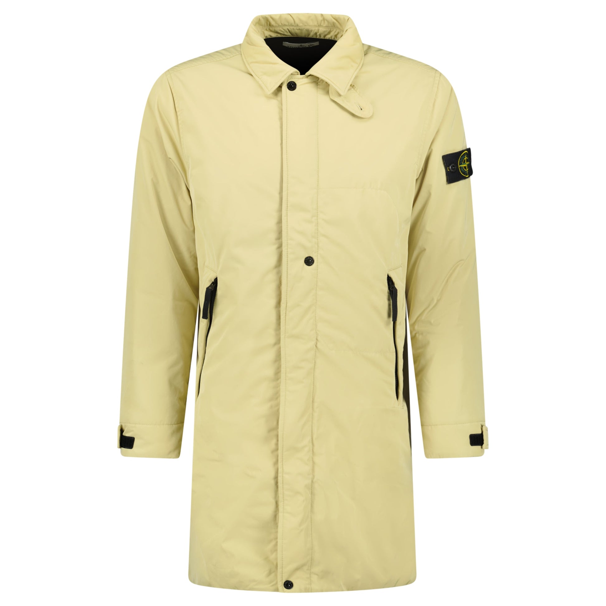 STONE ISLAND BEIGE TRENCH JACKET - MEDIUM (Fits M/L) - Affluent ArchivesUsed HIGH END DESIGNER CLOTHING