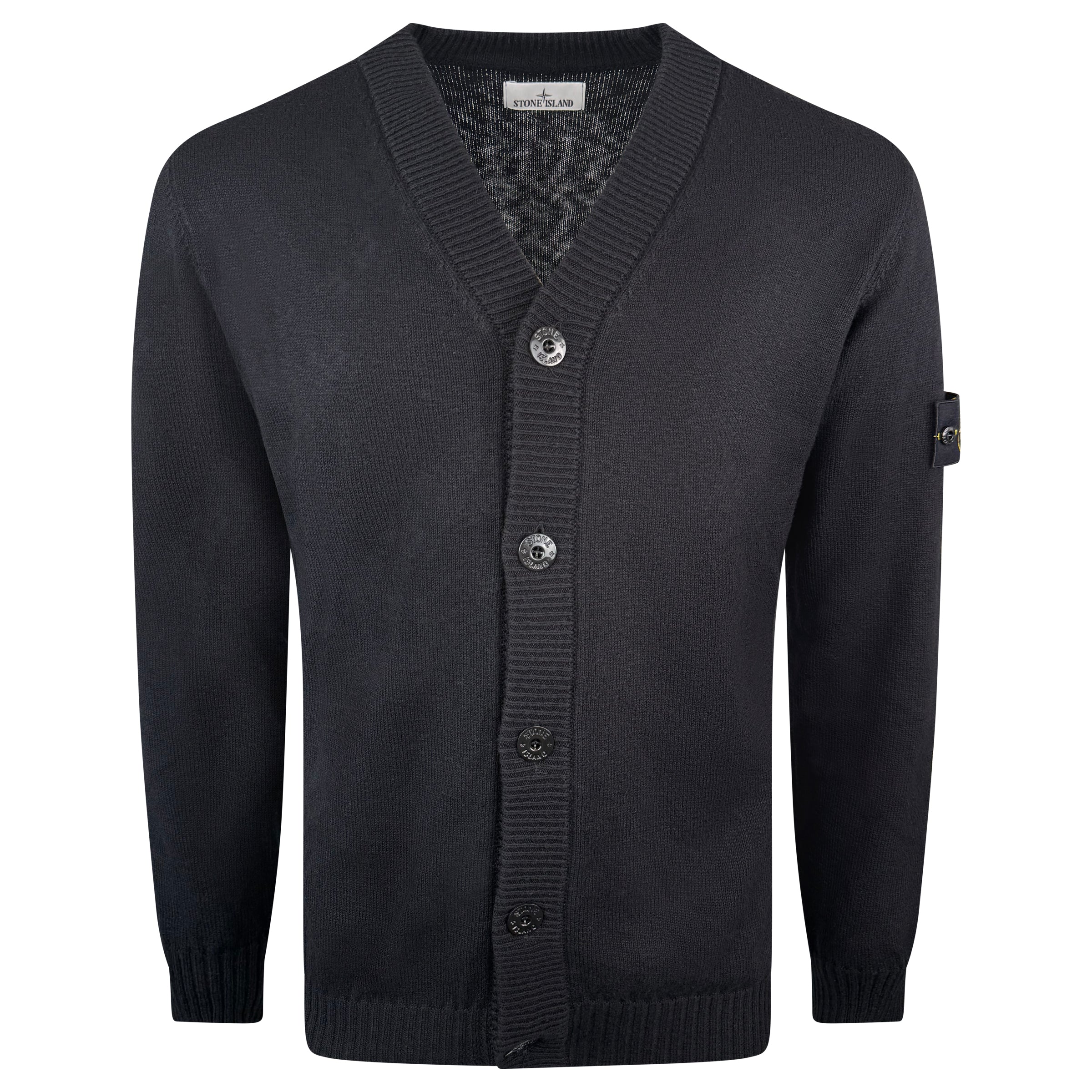 STONE ISLAND BLACK BADGE CARDIGAN - XL - Affluent ArchivesUsed HIGH END DESIGNER CLOTHING