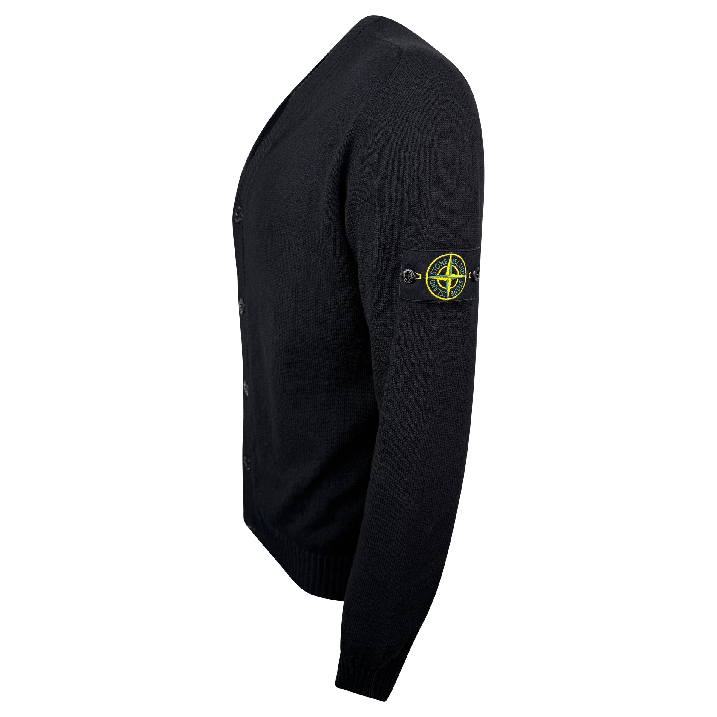 STONE ISLAND BLACK BADGE CARDIGAN - XL - Affluent ArchivesUsed HIGH END DESIGNER CLOTHING