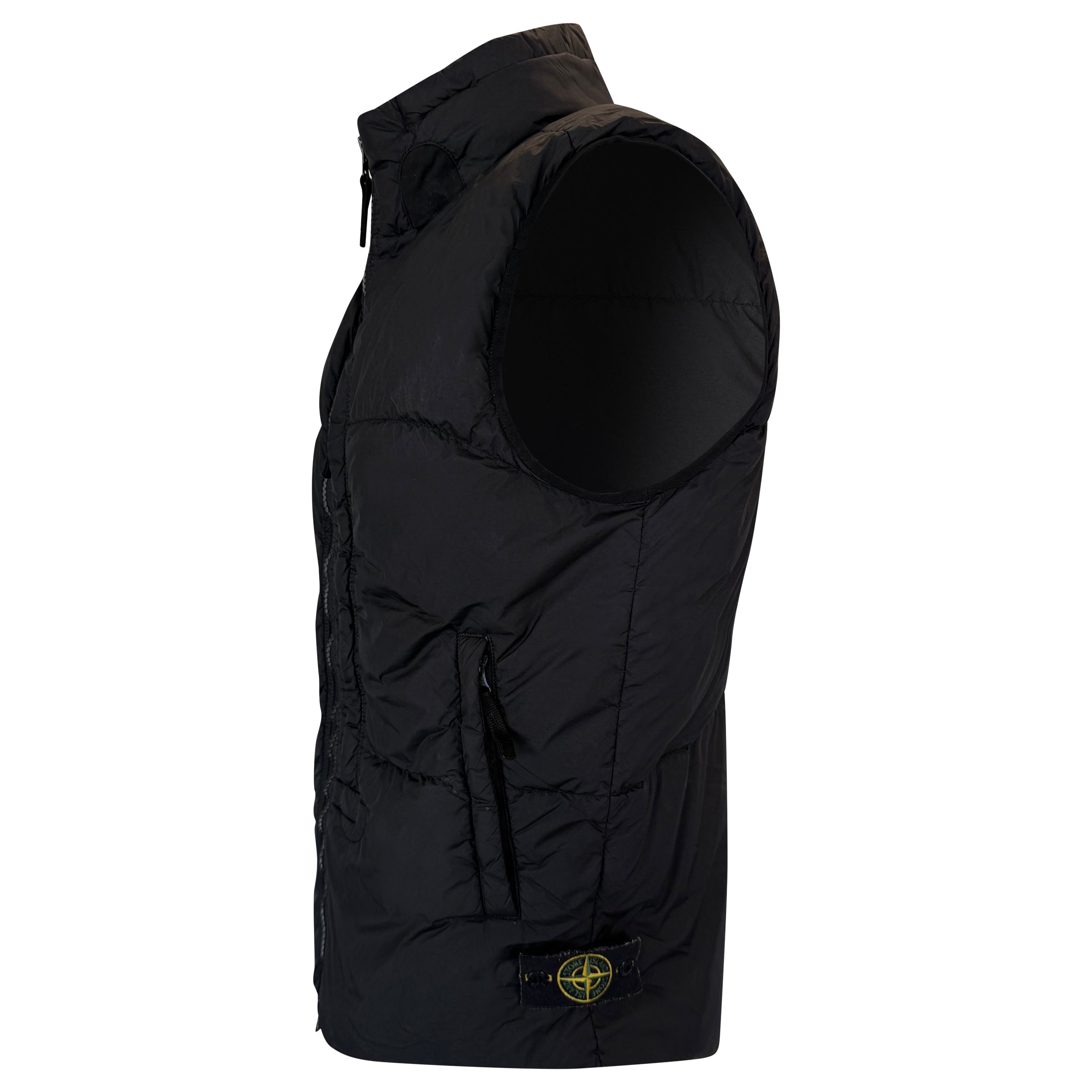 STONE ISLAND BLACK QUILTED GILET - XL | PRE OWNED (Copy) - Affluent ArchivesUsed HIGH END DESIGNER CLOTHING