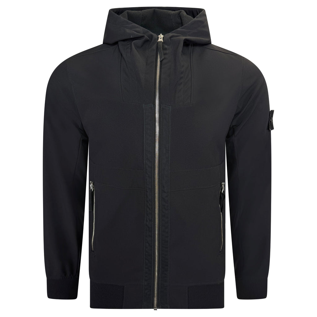 STONE ISLAND BLACK SHELL JACKET - MEDIUM - Affluent ArchivesUsed HIGH END DESIGNER CLOTHING