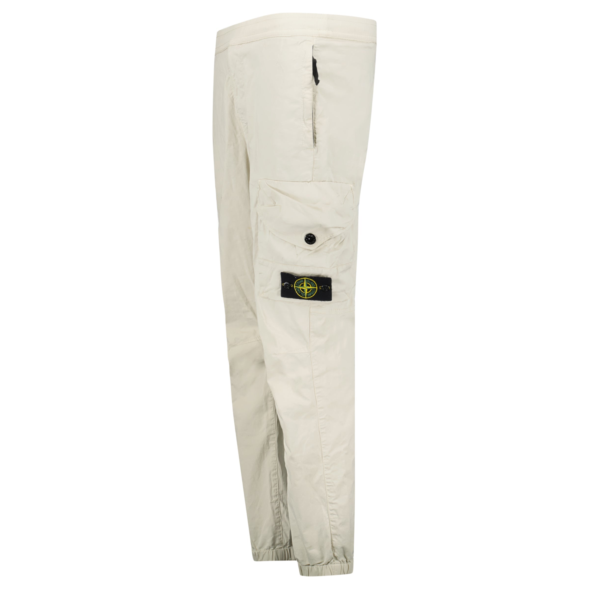 STONE ISLAND CARGO TROUSERS BEIGE - 30W | PRE OWNED - Affluent ArchivesUsed HIGH END DESIGNER CLOTHING