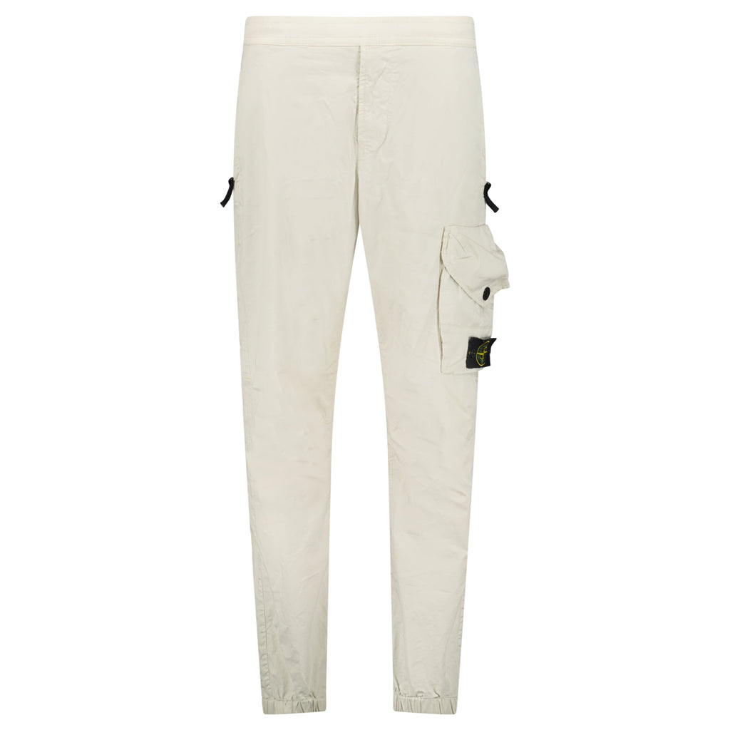 STONE ISLAND CARGO TROUSERS BEIGE - 30W | PRE OWNED - Affluent ArchivesUsed HIGH END DESIGNER CLOTHING