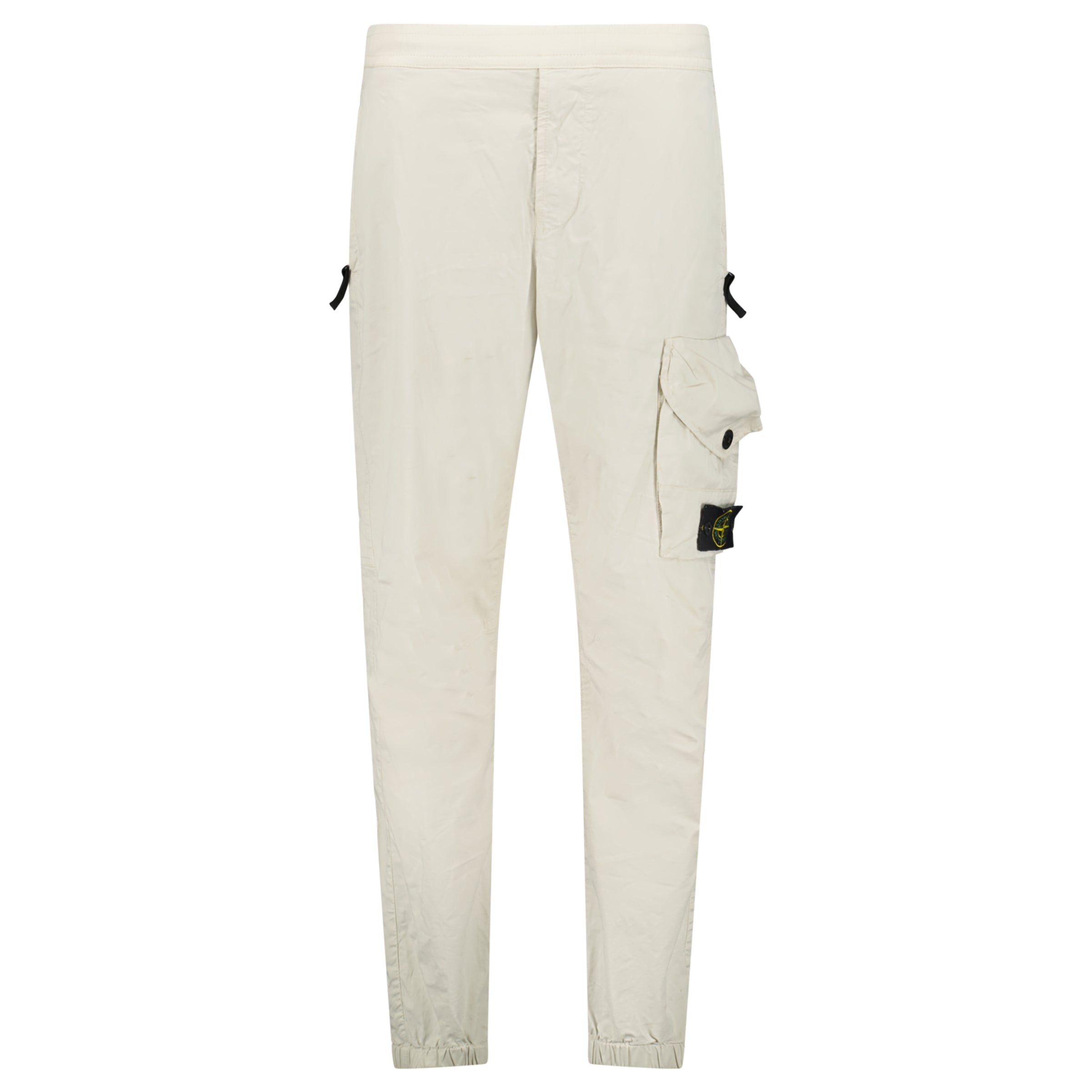 STONE ISLAND CARGO TROUSERS BEIGE - 30W | PRE OWNED - Affluent ArchivesUsed HIGH END DESIGNER CLOTHING