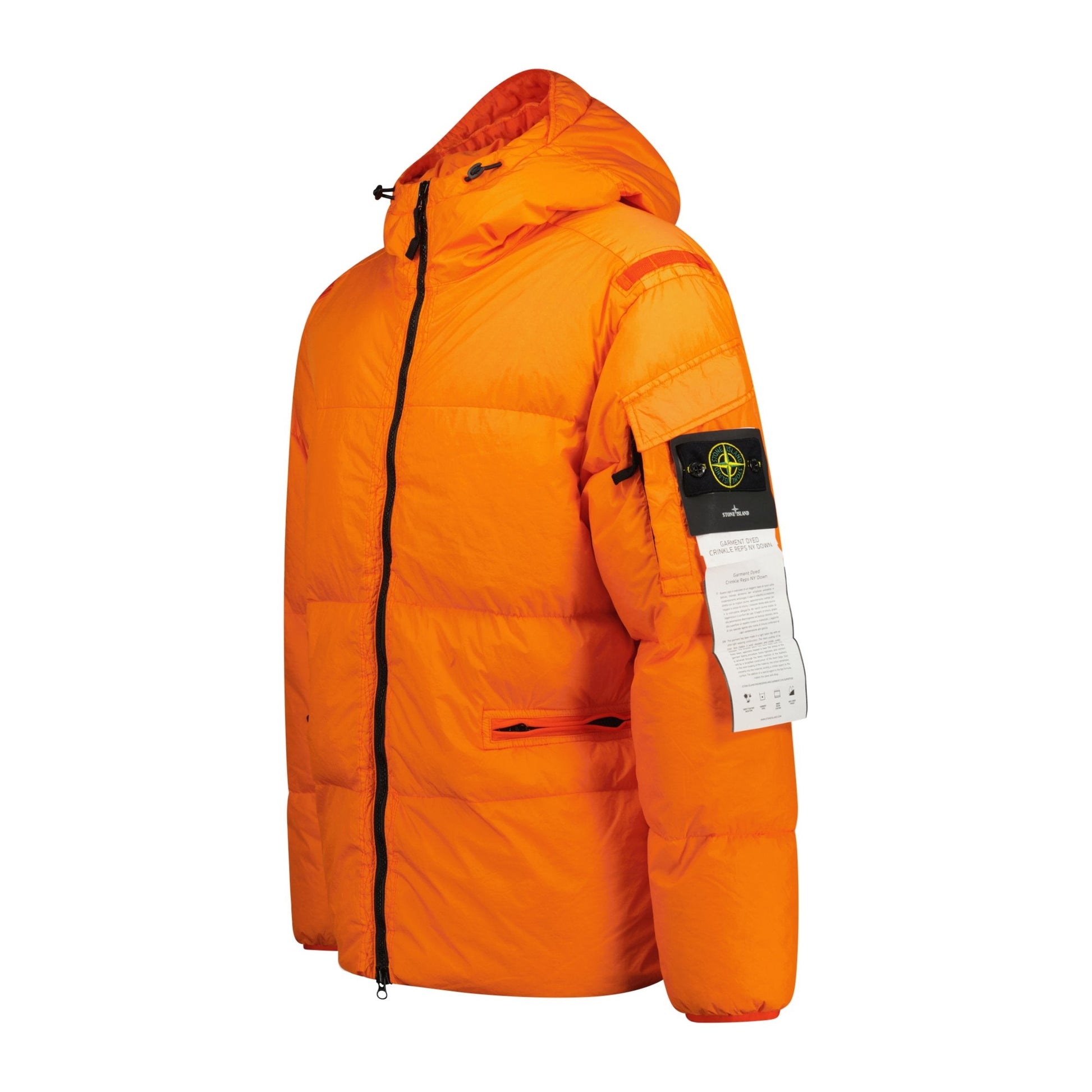 STONE ISLAND COAT ORANGE - XL - affluentarchivesUsed HIGH END DESIGNER CLOTHING