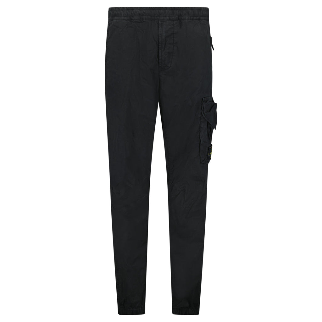 STONE ISLAND COMPASS CARGO TROUSERS BLACK - 30W | PRE OWNED - Affluent ArchivesUsed HIGH END DESIGNER CLOTHING