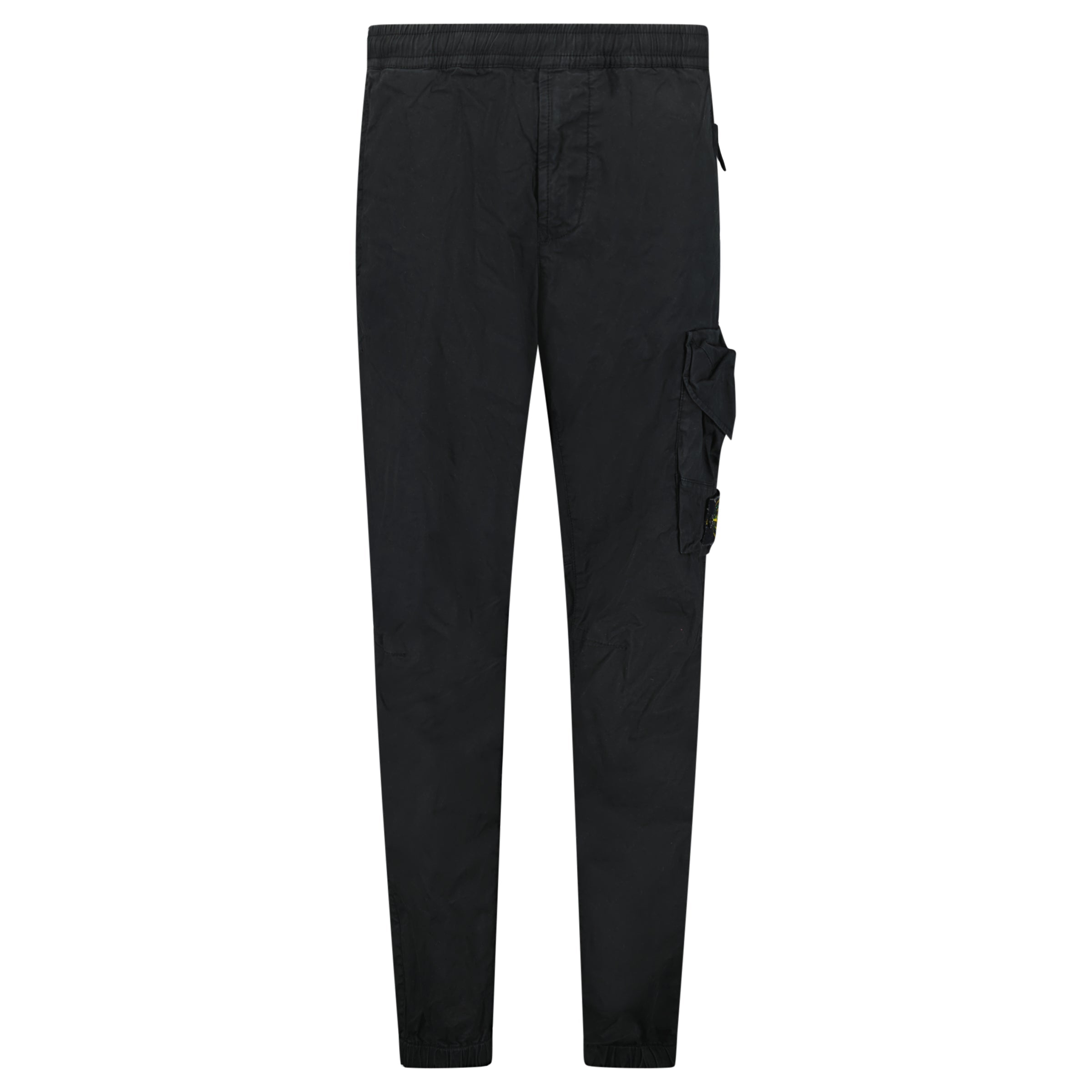 STONE ISLAND COMPASS CARGO TROUSERS BLACK - 30W | PRE OWNED - Affluent ArchivesUsed HIGH END DESIGNER CLOTHING