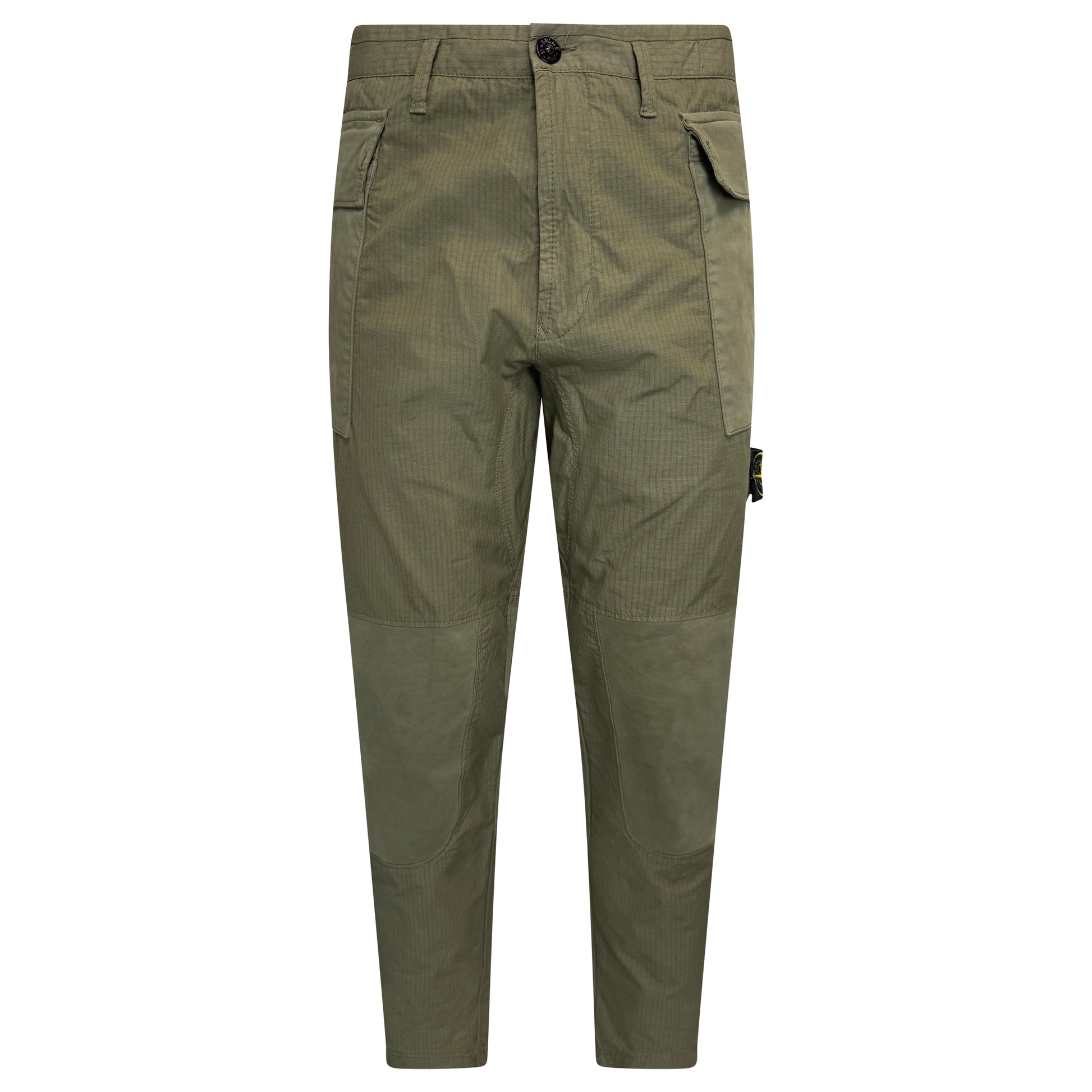 STONE ISLAND COMPASS CARGO TROUSERS KHAKI - W34 - Affluent ArchivesUsed HIGH END DESIGNER CLOTHING