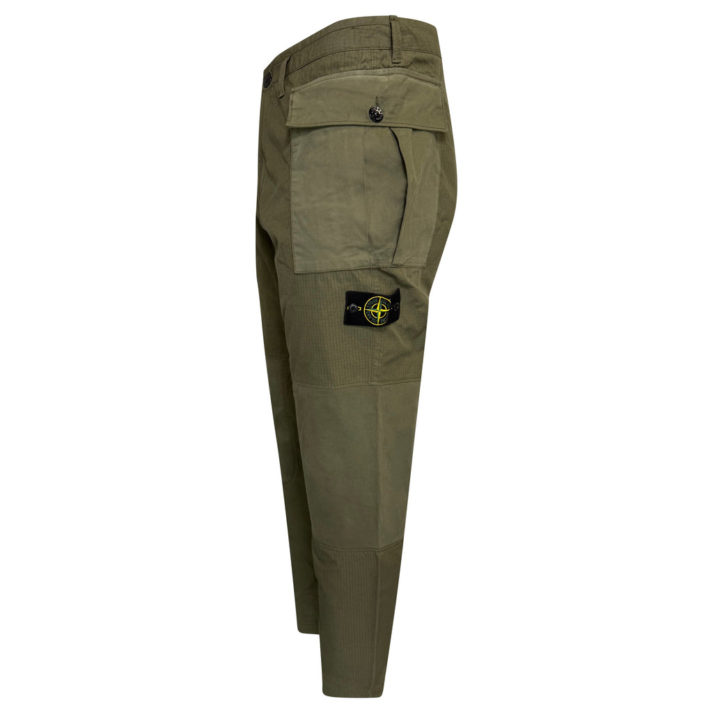 STONE ISLAND COMPASS CARGO TROUSERS KHAKI - W34 - Affluent ArchivesUsed HIGH END DESIGNER CLOTHING