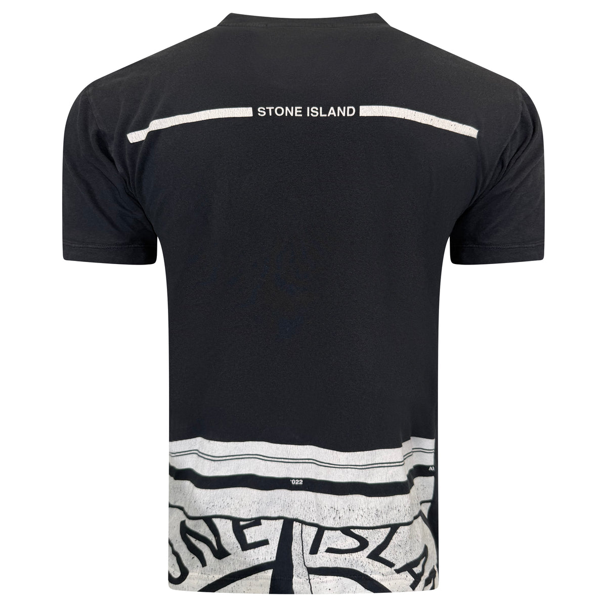 STONE ISLAND COMPASS T SHIRT NAVY - LARGE | PRE OWNED - Affluent ArchivesUsed HIGH END DESIGNER CLOTHING