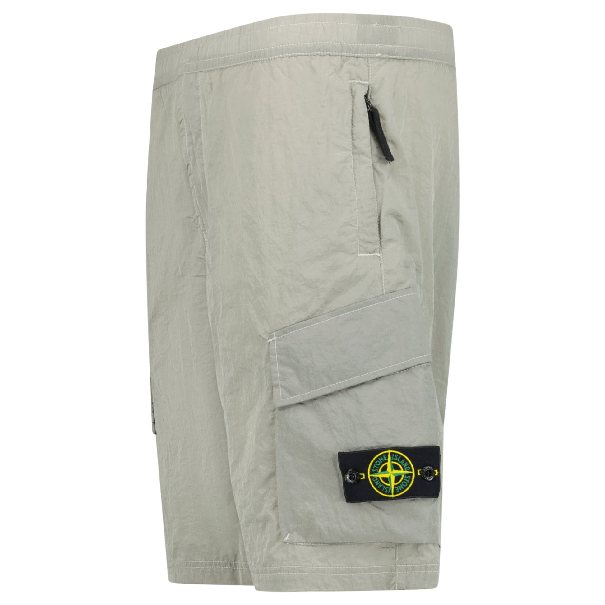 STONE ISLAND CRINKLE NYLON SHORTS - W32 - Affluent ArchivesUsed HIGH END DESIGNER CLOTHING