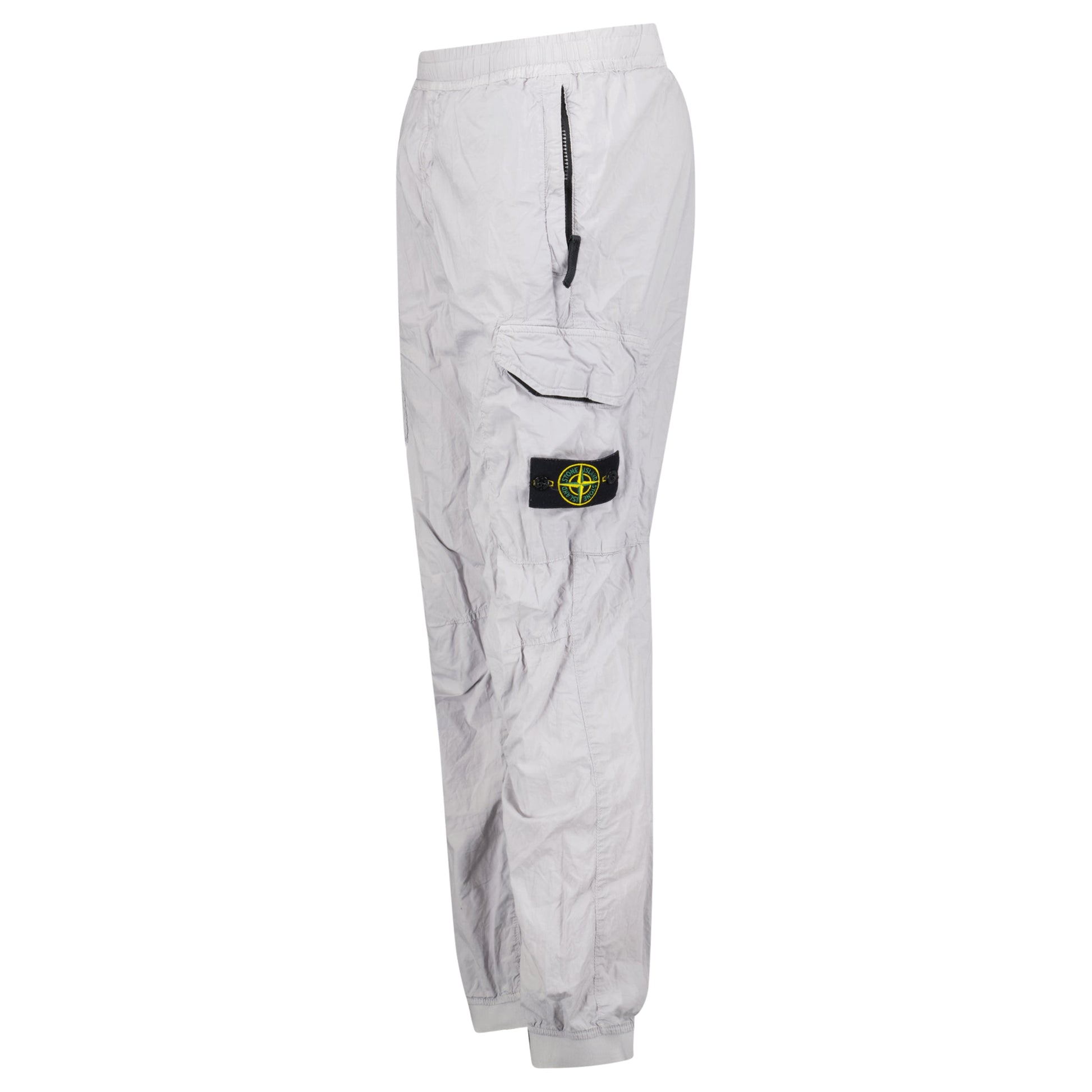 STONE ISLAND GREY BADGE CARGOS - W32 - Affluent ArchivesUsed HIGH END DESIGNER CLOTHING