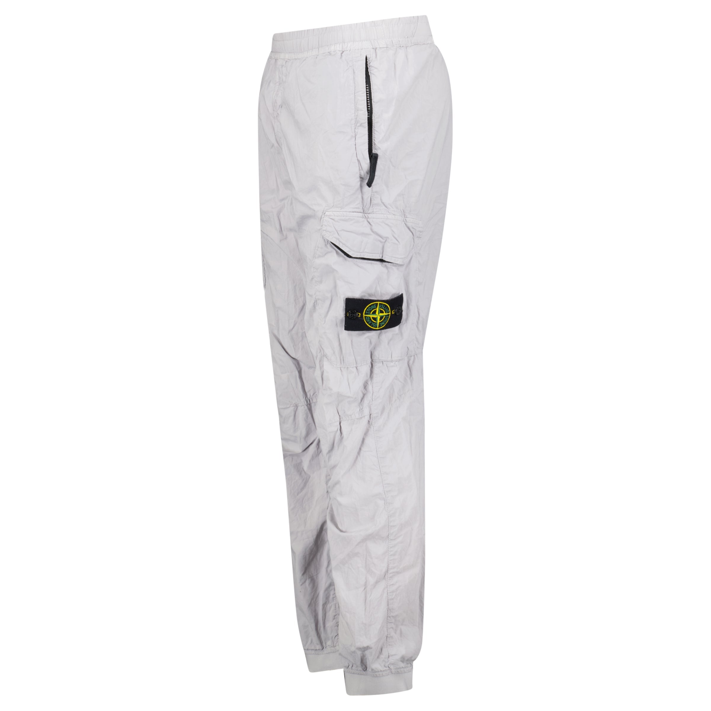 STONE ISLAND GREY BADGE CARGOS - W32 - Affluent ArchivesUsed HIGH END DESIGNER CLOTHING