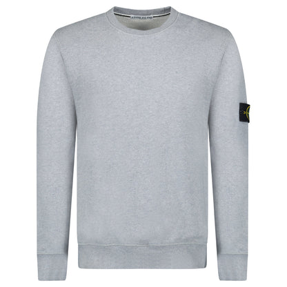 STONE ISLAND GREY BADGE SWEATSHIRT - LARGE - Affluent ArchivesUsed HIGH END DESIGNER CLOTHING