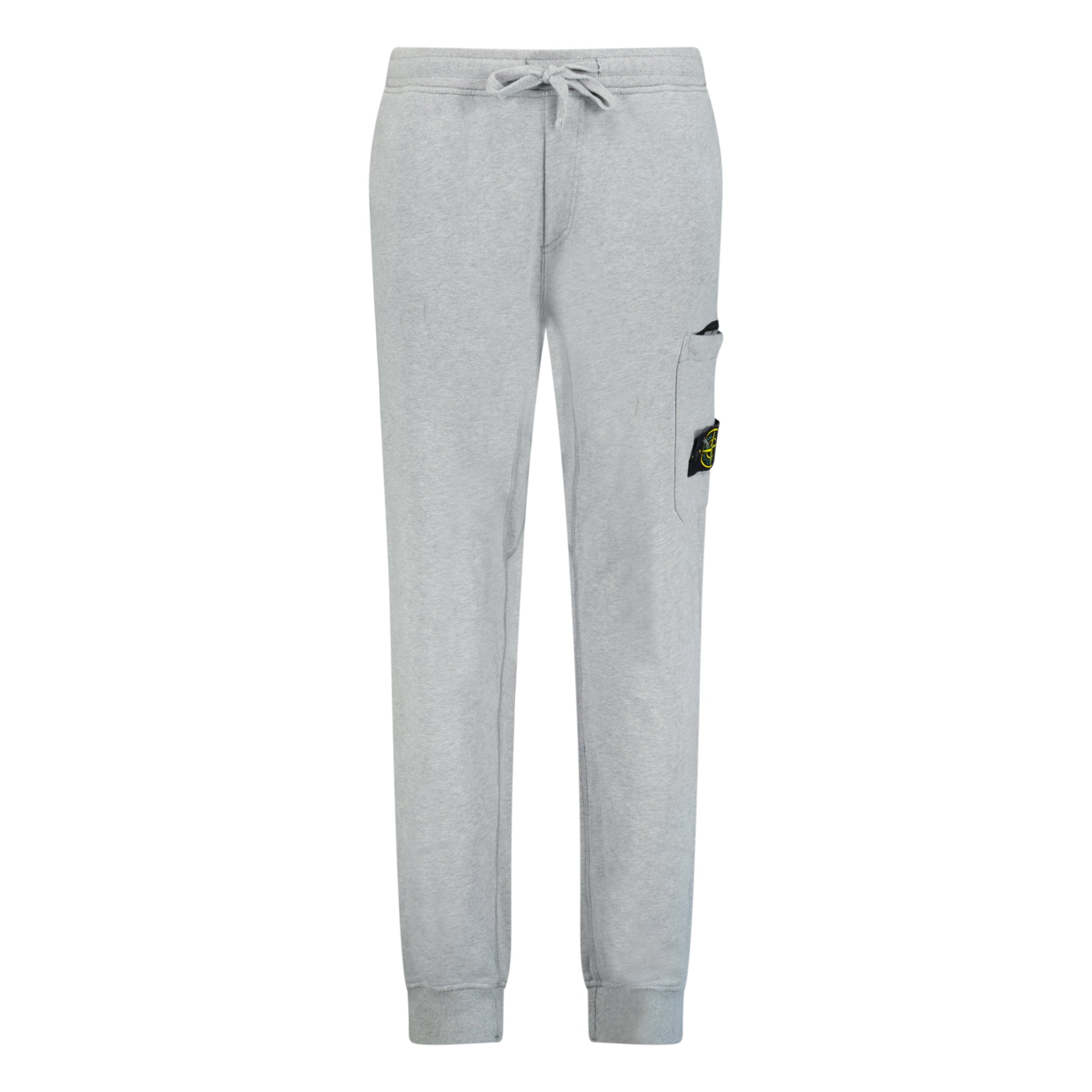 STONE ISLAND GREY BADGE TRACK PANTS - LARGE - affluentarchivesUsed HIGH END DESIGNER CLOTHING