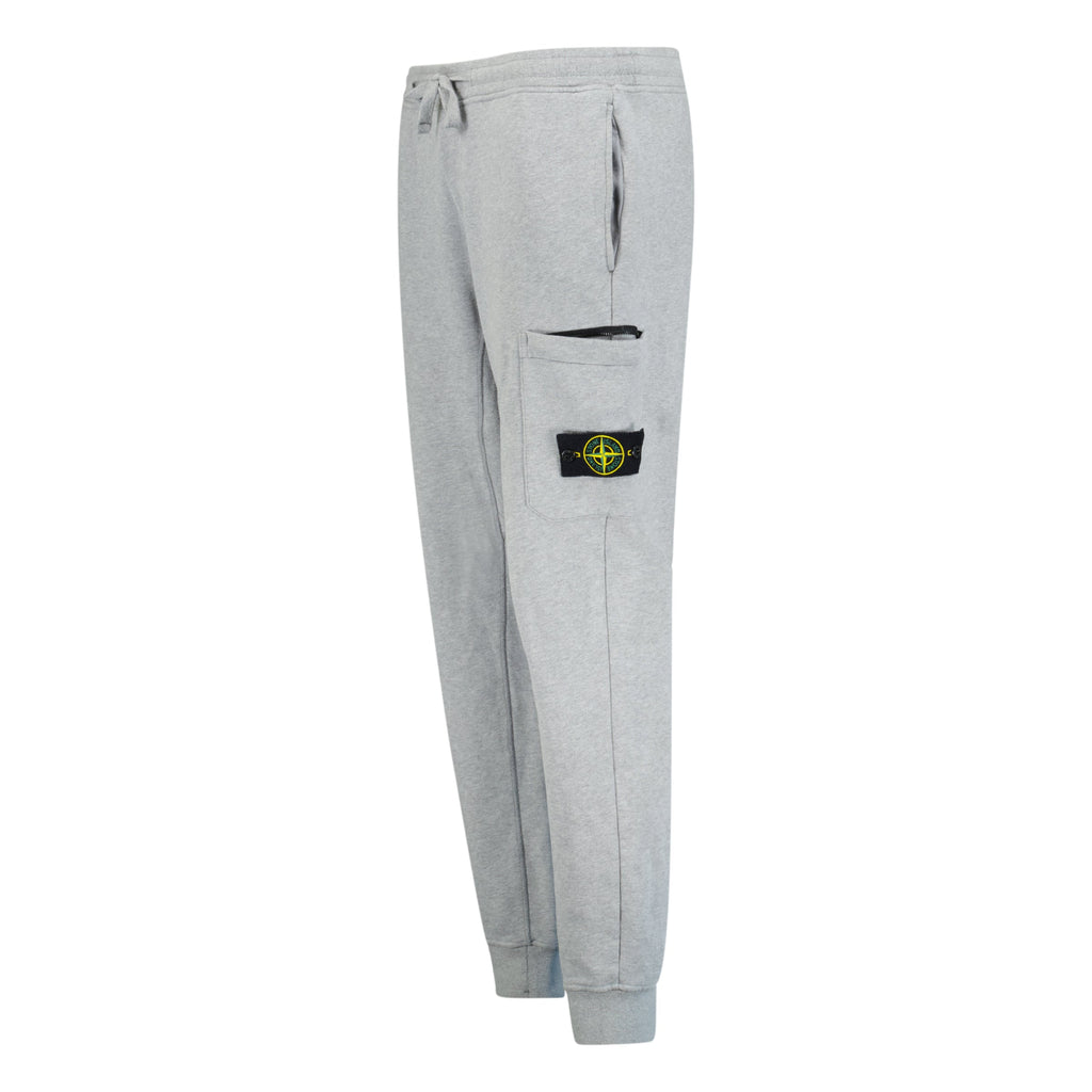 STONE ISLAND GREY BADGE TRACK PANTS - LARGE - affluentarchivesUsed HIGH END DESIGNER CLOTHING