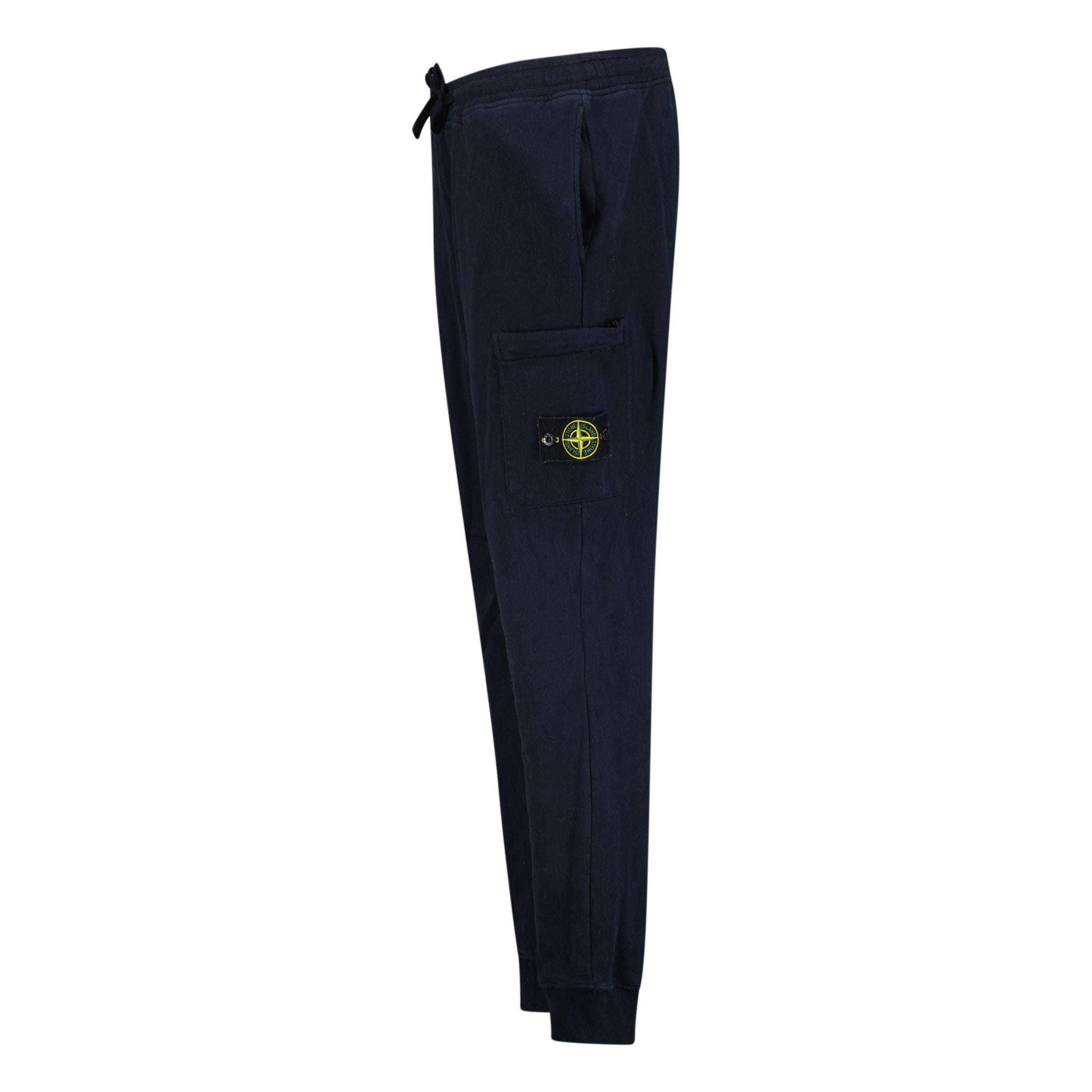 STONE ISLAND NAVY BADGE TRACK PANTS - LARGE - affluentarchivesUsed HIGH END DESIGNER CLOTHING