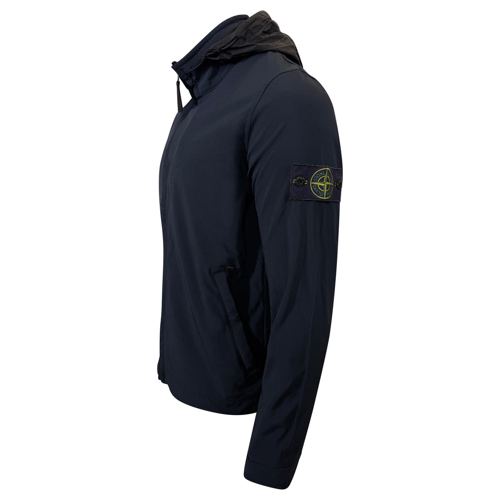 STONE ISLAND NAVY SHEL JACKET - LARGE - Affluent ArchivesUsed HIGH END DESIGNER CLOTHING